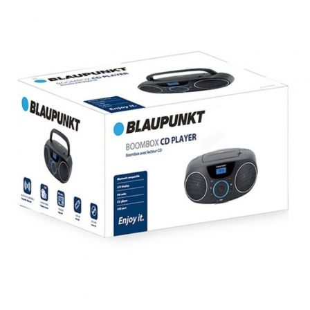 Blaupunkt Radio CD Boombox BLP8730 Negra y Azul